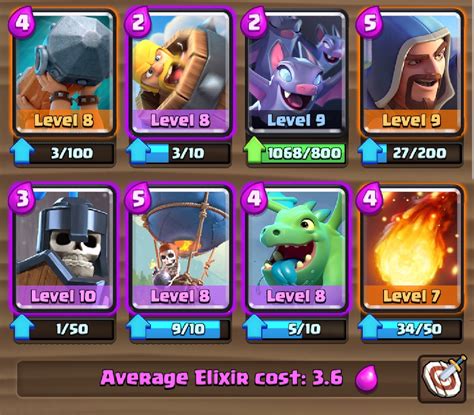 The best and most effective deck for winning the battles in Frozen Peak (Arena8). With this deck it is very easy to reach the Legendary Arena if it is used a...